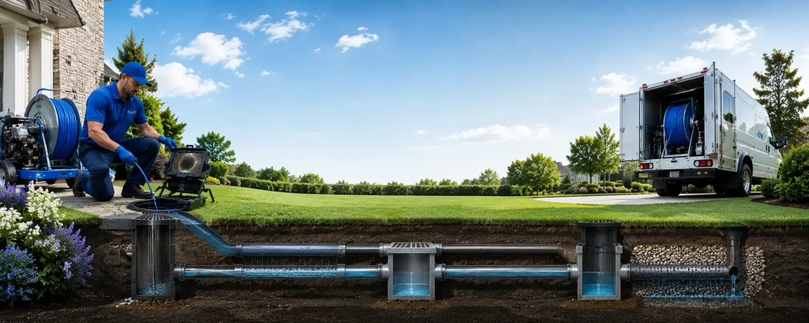 Outdoor drain cleaning information for Postville, IA